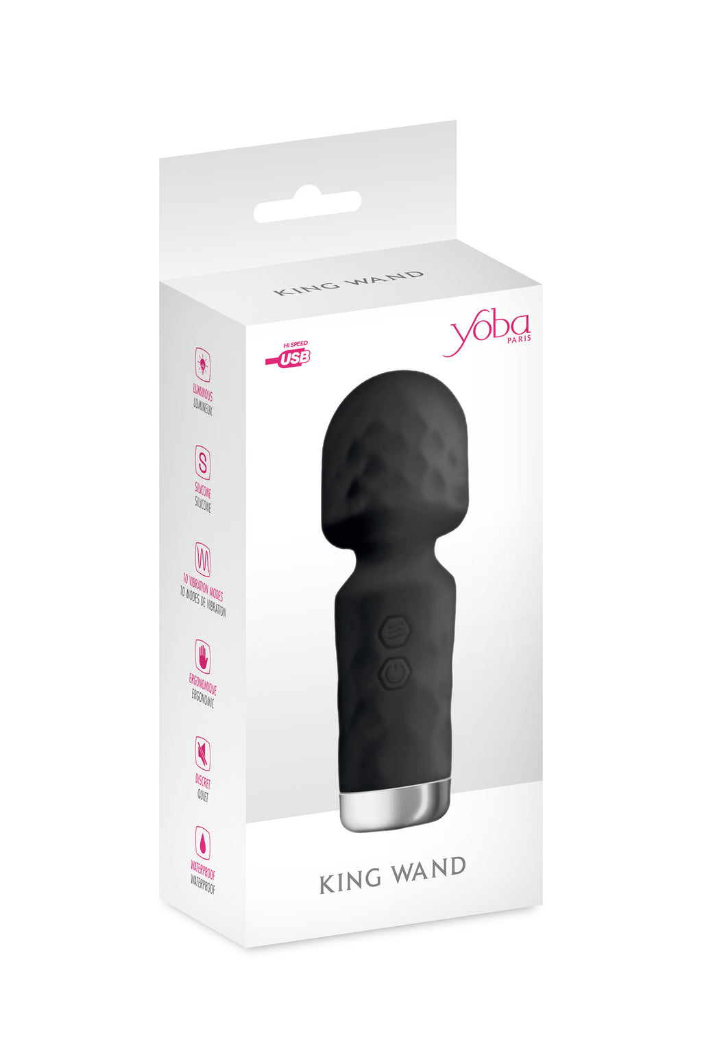King Wand – Mini Vibromasseur Silicone