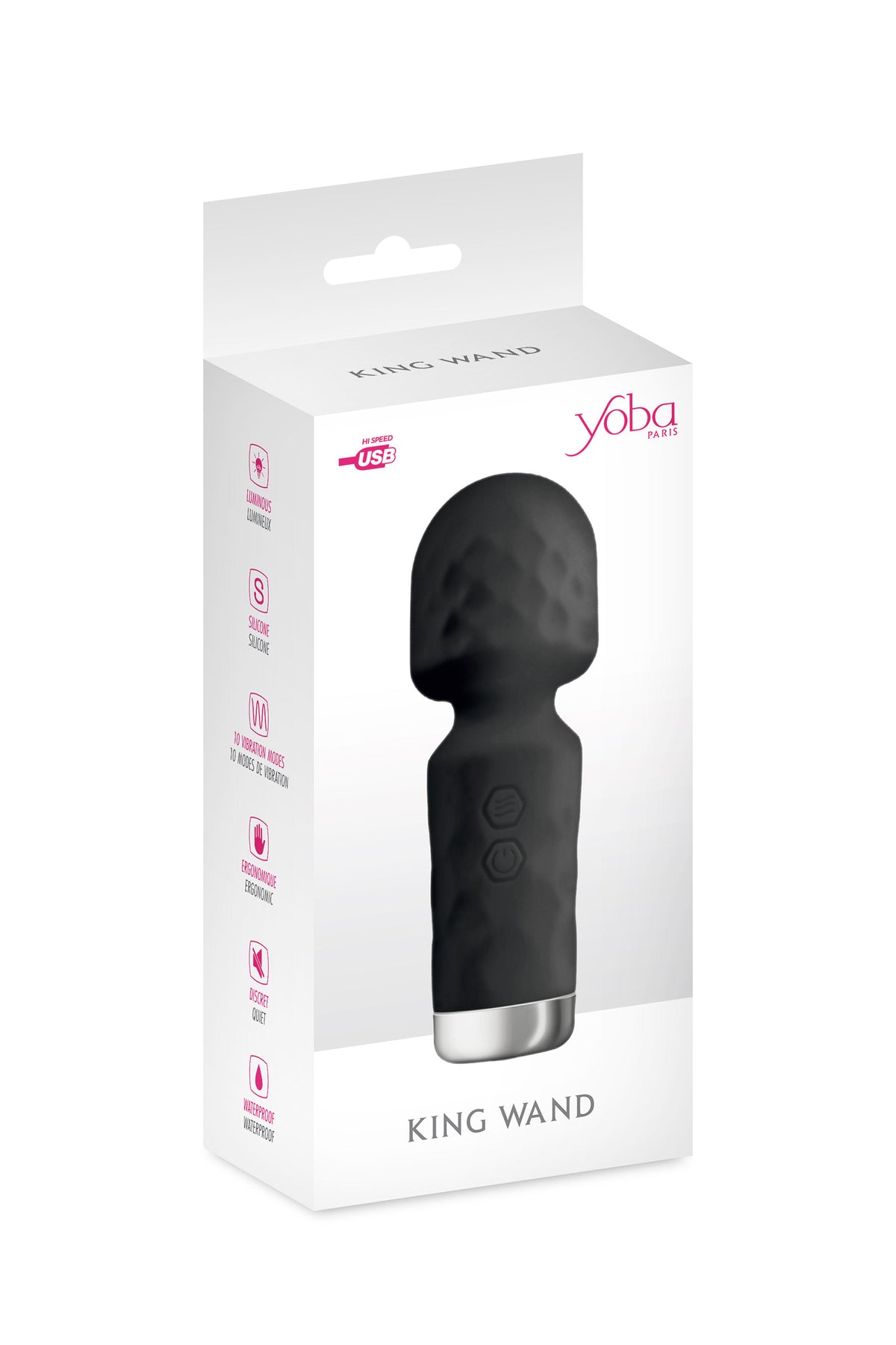 King Wand – Mini Vibromasseur Silicone
