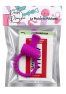 ANNEAU VIBRANT VIOLET SILICONE AVEC LANGUE PICOT