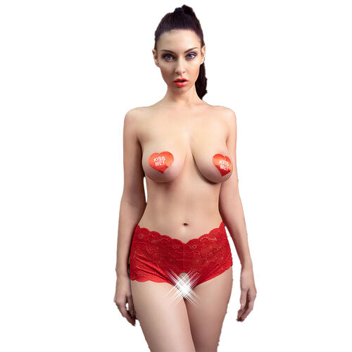 Culotte Crochless Rouge – S/M