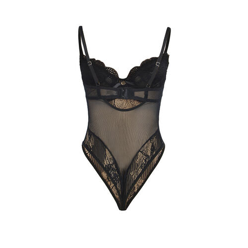 Body en dentelle noir – L/XL