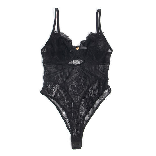 Body en dentelle noir – L/XL