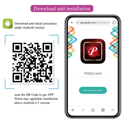 Pretty Love Hazelynn – Masseur Rose à 12 Fonctions avec Contrôle par Application
