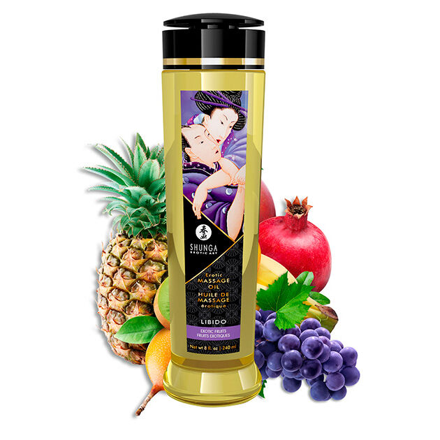 Huile de Massage Érotique Libido – 240 ml