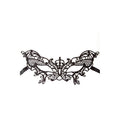 Masque souple en dentelle noire