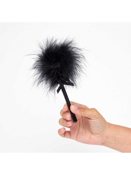 Mini plumeau noir